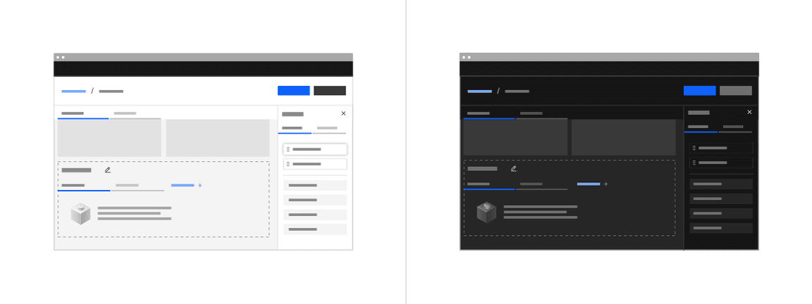 Example of inline themes Example of inline themes